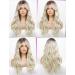 Wokestar Long Platinum Synthetic Wig with Curtain Fringe for Women - Buy Online on SooperMarket.com
