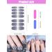 20 Sheets Nail Polish Stickers - Kalolary Full Wraps & Nail Files | Self-Adhesive Gel Nail Strips for Women & Girls - Fast International Shipping - Buy Online on SooperMarket.com