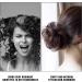 Long beard ball head wig bun grab clip Fluffy natural scrunchie bridal cocktail hairpin Messy Hair Bun Extensions Curly Wavy Hair Scrunchies claw Clip Messy Bun Hairpiece (Dark brown) - Buy Online on SooperMarket.com