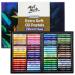 Mont Marte Extra Soft Oil Pastels 72pc  Assorted Bright Colors  Vibrant and Buttery  Versatile Art Pastels for Blending  Layering & Shading  Ideal for Art  Craft  Coloring and Sketching