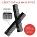 Ace Hair Dressing Comb 7.5 Inch Black - Fine Teeth for Thin to Medium Hair - Buy Online on SooperMarket.com