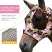 Shop Harrison Howard Stretchable UV Protection Fly Mask - Breathable Full Visibility Ventilating Ear Covers - Blossom Vibe (Large) - International Shipping Available - Buy Online on SooperMarket.com