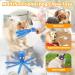 Wandergo Squeaky Dog Toys 2 PCS Octopus Dog Toy with Crinkle Paper Plush Dog Teeth Cleaning Toy Dog Soft Toy Durable Dog Toys for Large Dogs Medium Dogs Playing(Blue+Green) - Buy Online on SooperMarket.com