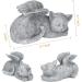 CestMall Dog Angel Pet Memorial Statue - Resin Sleeping Cat Memorial Ornament for Home Garden - 5.1x3x3.1in - Buy Online on SooperMarket.com