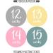 Pregnancy Weekly Belly Growth Stickers - Maternity Keepsake - Set of 36 Week by Week Pregnancy Photo Props - Buy Online on SooperMarket.com
