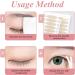 288PCS Eyelid Tape Instant Eye Lift Strips Set with Fork Rods L - Waterproof Double Eyelid Stickers for Uneven Mono-Eyelid - Natural & Invisible Beauty Tool - Buy Online on SooperMarket.com