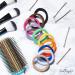Soul Project Hair Ties - 50 Pack No Metal Elastic Bands for All Hair Types Perfect for Ponytails Buns School Gym & Work | Multi-Color 8mm Hair Accessories for Girls & Women - Buy Online on SooperMarket.com