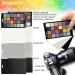 12x12 Foldable White Balance Gray Reference Reflector Card Set for Photography - Pixiss 4-in-1 Color Correction Kit - Buy Online on SooperMarket.com