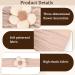 3pcs Baby Flower Headbands - Soft Nylon Hairbands for Newborns & Toddlers | Beige Pink Khaki Accessories - Buy Online on SooperMarket.com