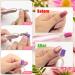 100Pcs Medium Grit Sanding Bands for Nail Drill - 150 Grit Professional Nail Sanding Band Set with 3/32 Nail Drill Bit for Acrylic Nails - Purple - Buy Online on SooperMarket.com