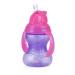 Nuby No-Spill Flip N' Sip Clik-It Cup with 360 Straw 8oz - Multicolor - Buy Online on SooperMarket.com