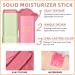 Newbang Glow Blush Stick 2 Pack - Multi-Purpose Cream Rouge for Cheeks Waterproof Natural Matte Blush Travel-Friendly Tinted Moisturizer in Shy Pink - Buy Online on SooperMarket.com