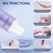 Saviland Poly Gel Slip Solution Kit 120ML - Anti-Stick Liquid with Dual-Ended Brush for Poly Extension Nails - Manicure Starter Kit for DIY Nail Art - Buy Online on SooperMarket.com