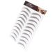 Waterproof 4D Eyebrow Tattoo Sticker - Long Lasting Grooming Shaping Eyebrow Transfers for Women (BROWN-09) - Buy Online on SooperMarket.com