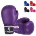 Kruzak Plain Boxing Gloves for Sparring, Kickboxing, Muay Thai, Martial Arts & MMA Fighting - Men & Women Punch Bag Mitts Training and Focus Pads Punching Purple 12 oz