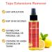 Tape Extensions Remover- Lace Glue Remover - Citrus Flavor Tape in Extension Remover Spray for Hair Replacement Lace Front Wig Poly Hairpieces Toupee Hair Systems Bonding (118mL) - Buy Online on SooperMarket.com