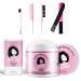 6 Pcs Wig Kit for Lace Front Wigs for Beginners Cosplay Women Girls 113g Edge Control Wax Pomade Styling Gel 15g Hair Wax Stick Bristle Brush Rat Tail Comb Edge Brush Elastic Wig Band - Pink