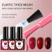 Red Gel Nail Polish Set Glitter Dark Red Burgundy Cherry Red Gel Polish Sets Soak Off LED/UV Lamp Manicure Long Lasting Nail Varnish Kit for Christmas Women Nail Art Salon DIY Home - Buy Online on SooperMarket.com