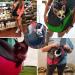 Puppy Pet Sling Carrier for Small Dogs and Cats - Breathable Mesh Papoose Pouch Tote with Adjustable Shoulder Strap - Safety Pet Bag for Daily Walking - Up to 10lbs - Black - Buy Online on SooperMarket.com