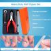 Orelex Nail Scissors & Cutters for Ingrown & Curly Nails - Ergonomic Stainless Steel Fingernail Clipper with Nail File - Professional Quality - Buy Online on SooperMarket.com