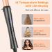 LXMTOU 25mm Ceramic Curling Wand - Professional 1 Inch Curling Iron for Short to Long Hair, Clampless Design, Adjustable Temperature, Dual Voltage - Buy Online on SooperMarket.com