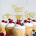 JINGLING Graduation Cake Lids Cupcake Toppers with Graduation Pack of 24 - Glitter Class of 2023 Graduation Cupcake Toppers Diploma Grade Caps Cake Toppers Picks for Graduation Gold - Buy Online on SooperMarket.com