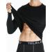 Men's Long Sleeve Compression Shirts 4 Pack - Athletic Base Layer for Cold Weather Workout - Black, Large - Buy Online on SooperMarket.com