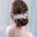 AMORARSI Bridal Headpiece: Silver Rhinestone Wedding Headband for Brides - Buy Online on SooperMarket.com