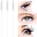 AIBAOBAO 100Pcs Disposable Mascara Wands | White Crystal Eyelash & Eyebrow Brushes | Spoolie Makeup Tools - Buy Online on SooperMarket.com