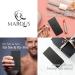 marQus 4-Piece Manicure Set for Women and Men with Sharp Nail Scissors, Tweezers, Nail Clippers & Sapphire Nail File from Solingen - Ideal for Traveling Manicure and Pedicure Carbon - Buy Online on SooperMarket.com