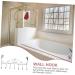 Baluue Clothes Hanger Clothes Rack 2pcs Door Hook Wall Mounted Towel Mounted Coat Hooks Storage Hangers Back Door Hooks Over Towel Holder Coat Hanger - Buy Online on SooperMarket.com