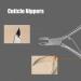 Stainless Steel Dead Skin Pliers Scissors Ingrown Toenails Paronychia Treatment Nail Remover Nail Cuticle Nippers Manicure Pedicure Tool for Fingernails and Toenails - Buy Online on SooperMarket.com