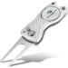 Procella Golf Divot Repair Tool with Ball Marker | Metal Switchblade Style | Multi-Tool for Men and Women - Silver - Buy Online on SooperMarket.com