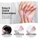 MIZHSE Solid Nail Builder Gel and 3D Nail Gel Kit All in 1 Kits with Chrome Powder and Silicone Nail Art Sculpture Pen Clear Gel Nail Extension 3D Sculpting Gel for Nails Strengthen Gel for Nails Art - Buy Online on SooperMarket.com