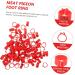 Happyyami 300 Pcs Pigeon Anklet Chicken Stuff Tag Baby Chick Pigeon Identification Ring Travel Bag Multicolor 1.3X1.3CMx3pcs Redx3pcs - Buy Online on SooperMarket.com