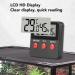 Mini Digital Thermometer Hygrometer with 2 Probes - Accurate Temperature & Humidity Meter for Incubator Reptile & Plant Terrarium - International Shipping Available - Buy Online on SooperMarket.com