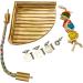 Birds LOVE TigerTail Tabletop Play Gym for Small Corner Cage - Free Parrot Toy Included! - Buy Online on SooperMarket.com