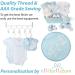Baby Boy Personalised Gifts Set - 12 Essential Items for Newborn with 2 Customised Baby Gifts - Blue Baby Box Hamper - Buy Online on SooperMarket.com