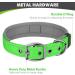 Joytale Softly Padded Neoprene Dog Collar for Small Dogs - Reflective Nylon Wide Collar in Green - 1 Pack - Buy Online on SooperMarket.com