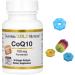 CoQ10 Compatible With California Gold Nutrition 100 mg 30 Softgels + Bonus Pill Organizer Weekly Pill Organizer Mini