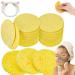 DENGWANG Turmeric Kojic Acid Pads Turmeric Kojic Acid Cleansing Pads Turmeric Exfoliating Pads Kojic Acid and Turmeric Cleansing Pads Turmeric Face Pads for Face (30PCS Yellow) 30PCS Yellow