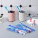 30 Pack Travel Toothbrush Set with Covers & Toothpaste - Soft Bristles Resealable Bag - Ideal for Charities Hotels & Home Use - Buy Online on SooperMarket.com