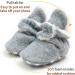 TMEOG Baby Booties | Infant Winter Slippers | Newborn First Walking Shoes | Boys Girls 0-18 Months | Light Grey Furry - Buy Online on SooperMarket.com