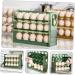 OSALADI Egg Storage Box Storage Boxes Plastic Cilantro Containers for Refrigerator Egg Holder Container Box Green 26X20X10CM - Buy Online on SooperMarket.com