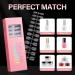 AILLSA Short Coffin Nail Tips - Half Matte Soft Gel Full Cover False Nails - 360PCS 12 Sizes with Gift Box - Buy Online on SooperMarket.com