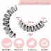 Heracks 14 Pairs D Curl Russian Cat-Eye Lashes | 10-20 MM Fox Eyelashes | Wispy False Eyelashes with Clear Band - Buy Online on SooperMarket.com