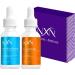 NxN Vitamin C & Hyaluronic Acid Serum Set, Clinically Proven to Brighten Skin, Reduce Dark Spots, Improve Hyper Pigmentation Age Spots, Reduce Fine Lines & Wrinkles - 1fl oz Face Kit Vitamin C and HA Duo