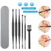 Vicloon Ear Wax Removal 7pcs Ear Cleaning Kit Ear Pick Ear Tools Set with Storage Box and Brush New Turbofan Structure Ear Cleaner Ear Wax Remover with One-Piece Earsafe Design for Adult and Kid black - Buy Online on SooperMarket.com