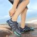 Surwin Barefoot Shoes for Men & Women - Non-Slip Quick Drying Water & Beach Shoes | Sizes 36-47 | Breathable & Lightweight Aquasiums in Navy Blue - Buy Online on SooperMarket.com