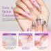 MIZHSE 60g/2.1oz Solid Builder Gel for Nail 4 in 1 Clear Sculpture Solid Nail Extension Gel for Nail Non-Sticky Hand Builder Gel Carving Gel Modeling Nail Art Gel Solid Clear Builder Gel - Buy Online on SooperMarket.com